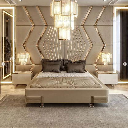 Luxurious King Size Bed Set Double Bed