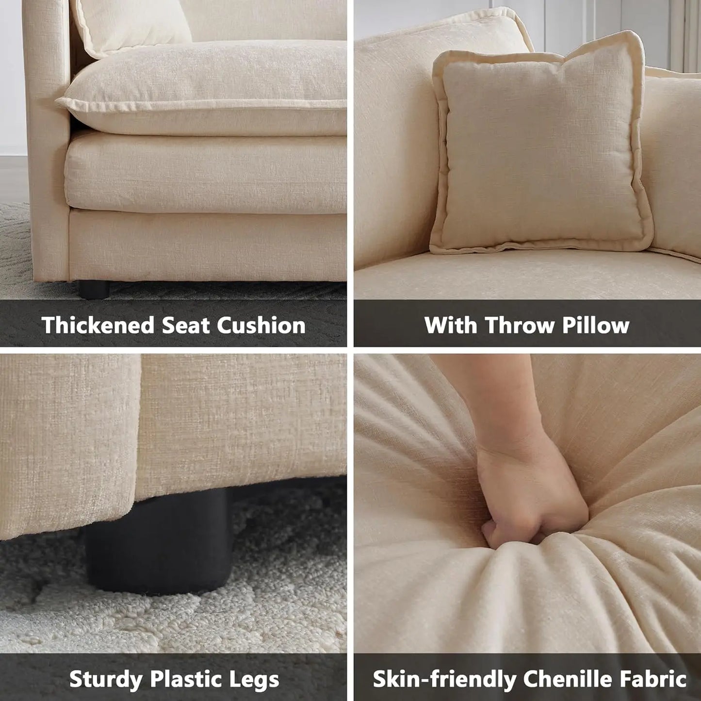 Luxury Loveseat Sofa Couch
