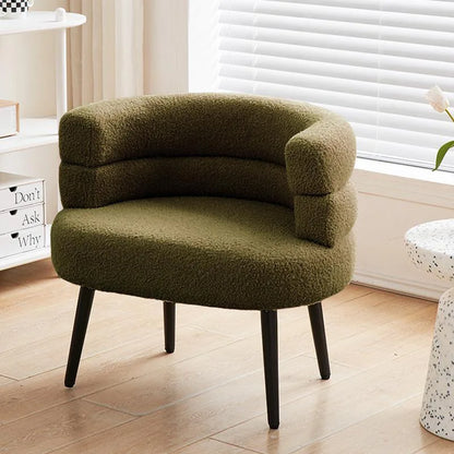Winter lamb velvet dressing chair