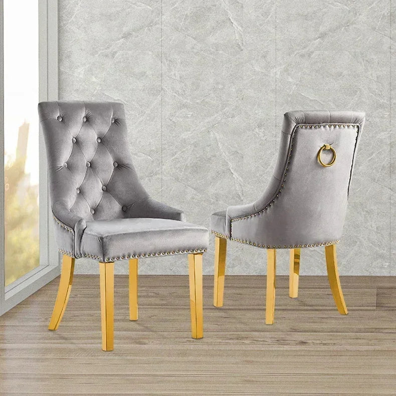 Modern luxury marble dining tables and chairs set