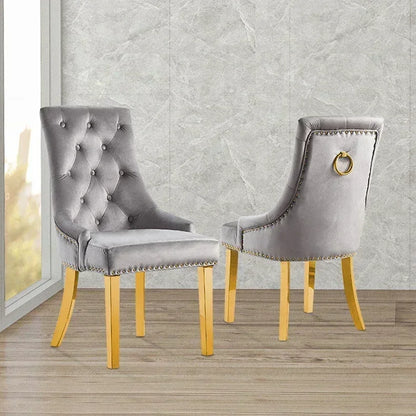 Modern luxury marble dining tables and chairs set