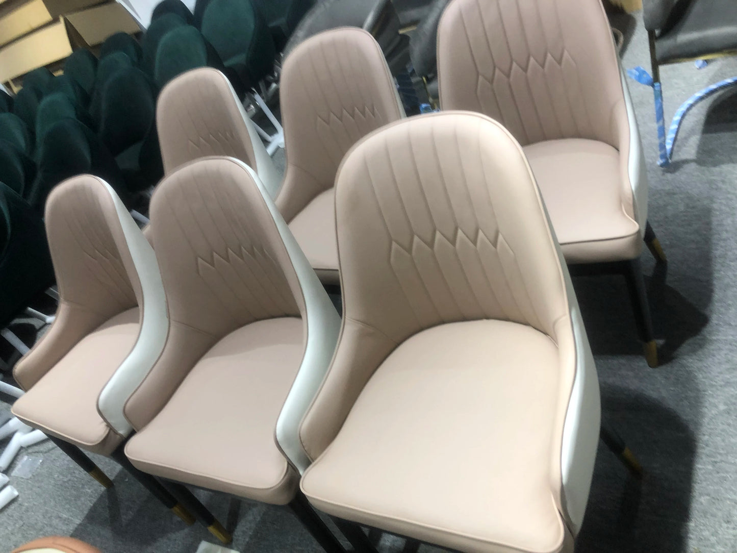 Nordic Dining Modern Padded Chairs