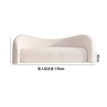 Creative luxury curved sofa