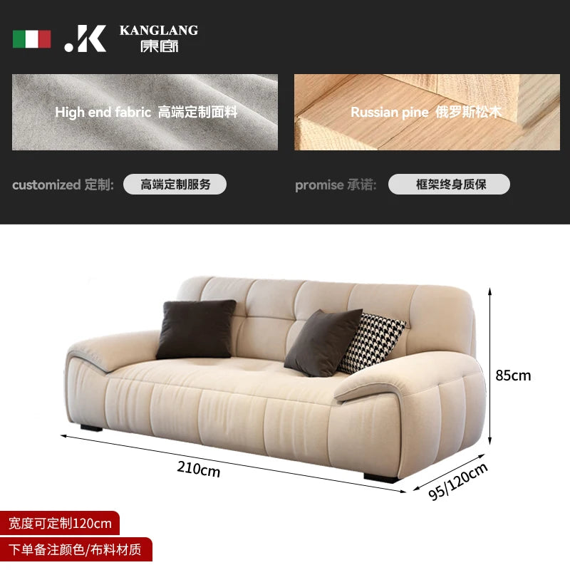 Modern Nordic Luxury Corner Sofa