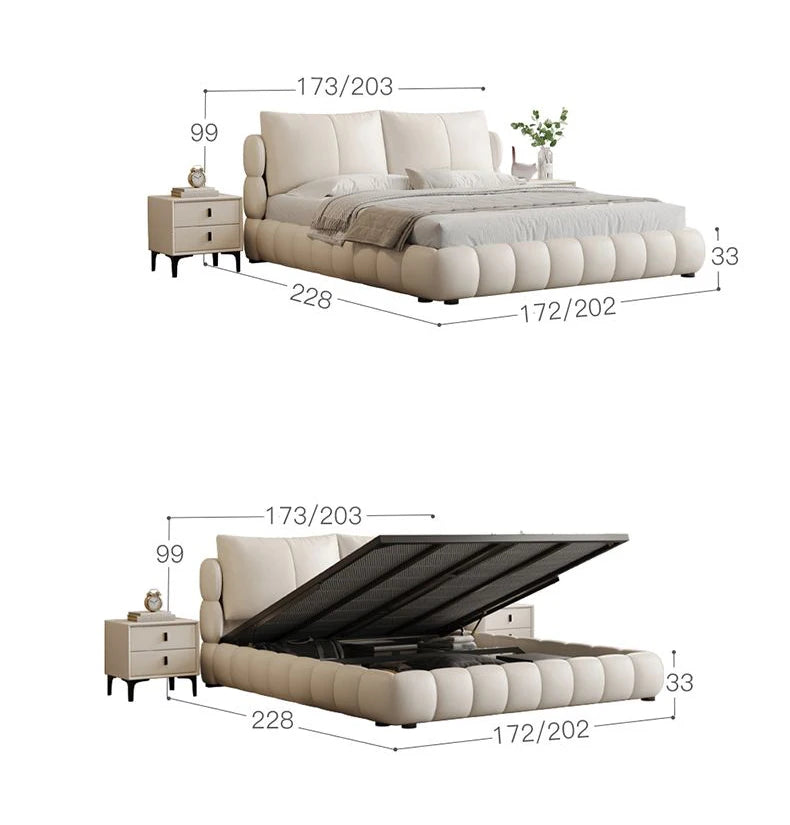 Luxury Modern Bed Sets Wood Frame