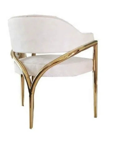 Italian style light luxury armchair
