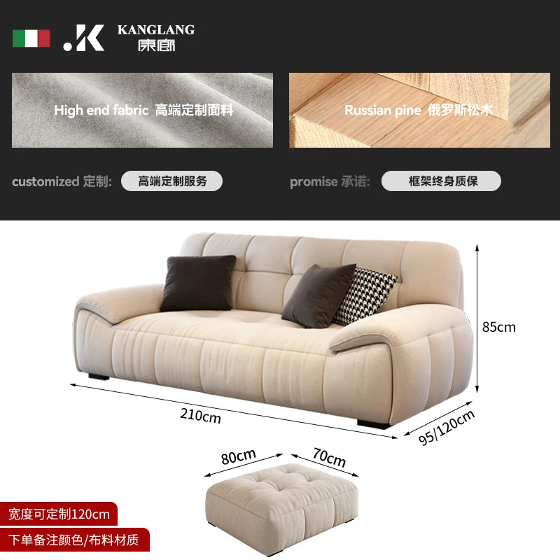 Modern Nordic Luxury Corner Sofa