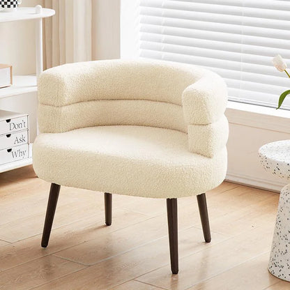 Winter lamb velvet dressing chair
