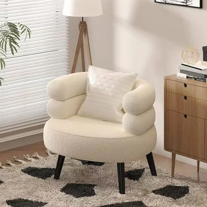 Winter lamb velvet dressing chair