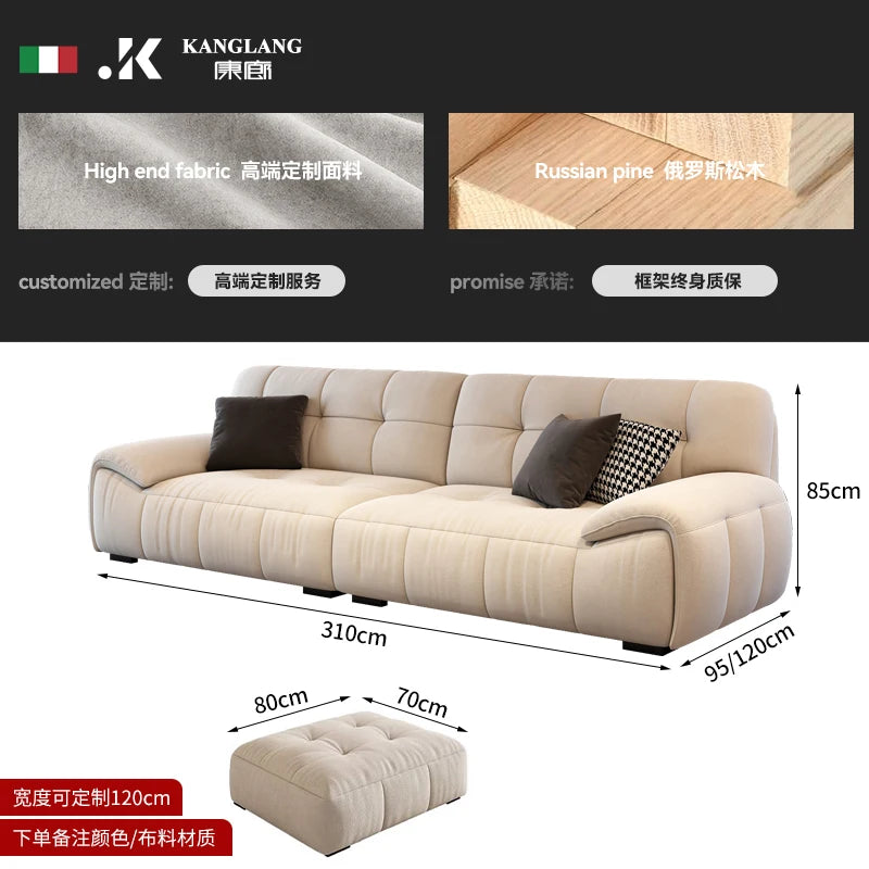 Modern Nordic Luxury Corner Sofa