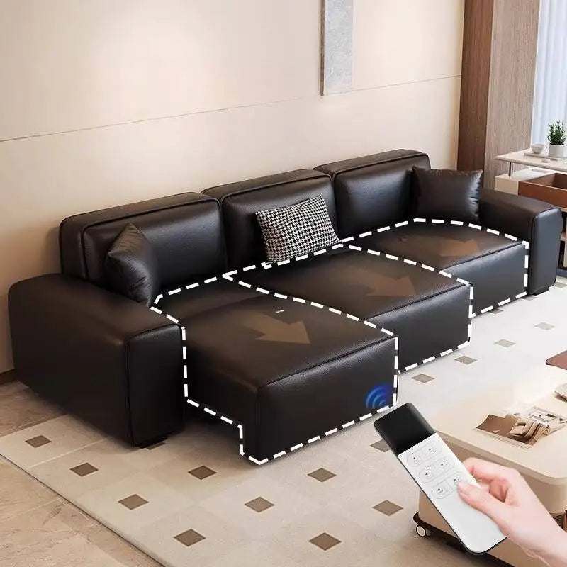 Classic Black Living Room Sofa