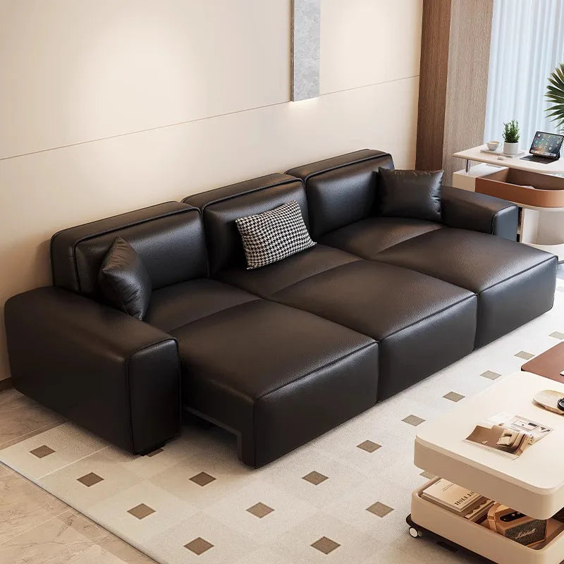 Classic Black Living Room Sofa