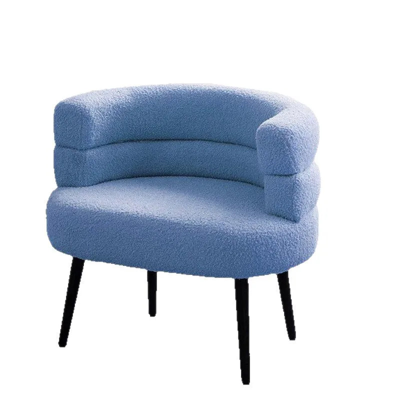 Winter lamb velvet dressing chair