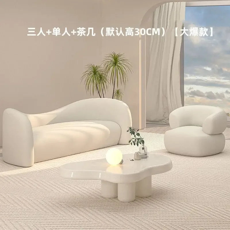 Creative luxury curved sofa