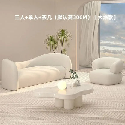 Creative luxury curved sofa