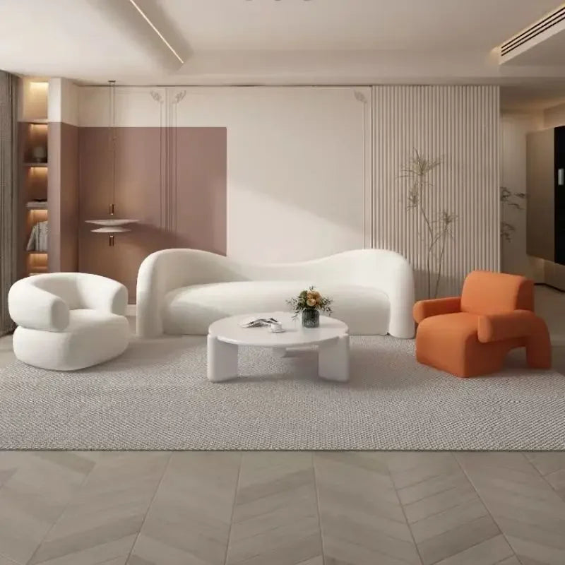 Creative luxury curved sofa