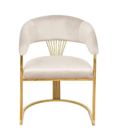 Italian style light luxury armchair