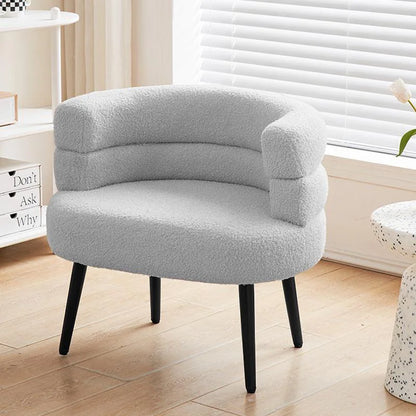 Winter lamb velvet dressing chair
