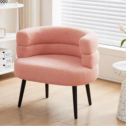 Winter lamb velvet dressing chair