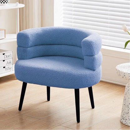 Winter lamb velvet dressing chair